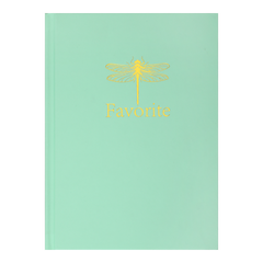 Записна книжка FAVOURITE, PASTEL, А5, 96 аркушів, кліт, офсет крем, тв. лам. обкладинка, м'ятна