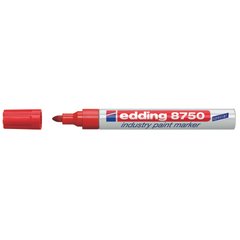 Маркер лаковый красный Industry Paint e-8750 для надписей в агрессивных условиях