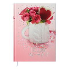 Щоденник недат. ROMANTIC, A5, рожевий