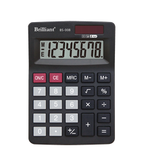 Калькулятор Brilliant BS-008, 8 розрядів