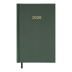 Щоденник датов. 2026 SIMPLE, A5,зелений , бумвініл
