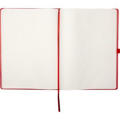 Книга записна Partner Grand, 210*295, 100 аркушів, крапка, червона
