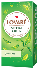 Чай зелений 36г (1.5г*24), пакет, "Special green", LOVARE