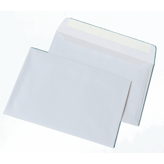 Конверт С5 (162х229мм) білий СКЛ (Термоупаковка)
