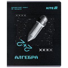 Зошит предметн. 48 арк., кл., гібр лак+УФ, Techno, алгебра