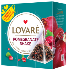Чай чорний 30г (2г*15), пакет, "Pomegranate Shake", LOVARE