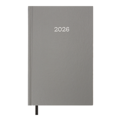Щоденник датов. 2026 SIMPLE, A5, сірий, бумвініл