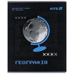 Зошит предметн. 48 арк., кл., гібр лак+УФ, Techno, географія