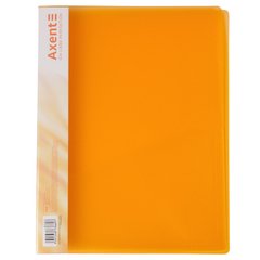 Папка-швидкозшивач А4, прозора помаранч