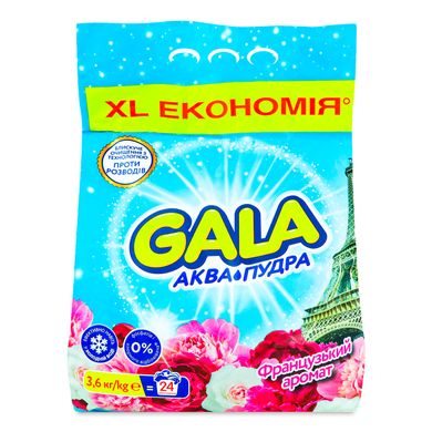 /Порошок стиральный авт. GALA 3,6кг Аква-Пудра Французкий аромат