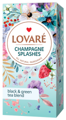 Чай бленд чорного та зеленого 48г (2г*24), пакет, "Shampagne splashes", LOVARE