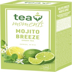 Чай зелений 40г (1.6г*25), сашет, "Mojito Breeze", Tea Moments