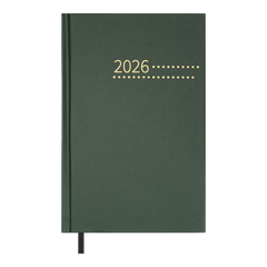 Щоденник датов. 2026 ZEST, A5,зелений , бумвініл