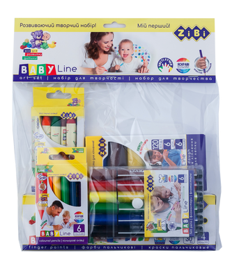 Набор подарочный для детского творчества в прозрачном пакете, Baby Line
