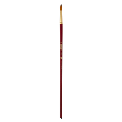 Пензлик синтетичний, Cherry 6971, круглий,№ 10, довга ручка, ART Line