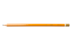 Олівець графітовий PROFESSIONAL 3H, жовтий, без гумки, туба - 144 шт.