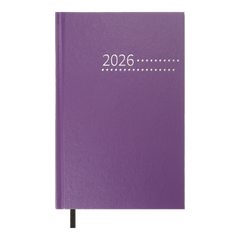 Щоденник датов. 2026 ZEST, A5, фіолетовий, бумвініл