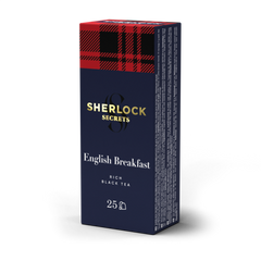 Чай чорний 50г (2г*25), пакет, "English Breakfast", Sherlock Secrets