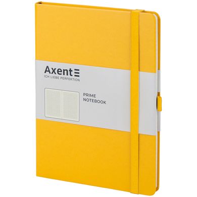 Книга записна Partner Prime, 145*210, 96арк, кліт, жовта