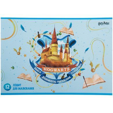 Зошит для малювання, 12 арк., скоба, софт тач + УФ лак, HP