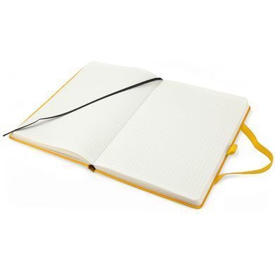 Книга записная Partner Prime, 145*210, 96 л, клетка, желтая