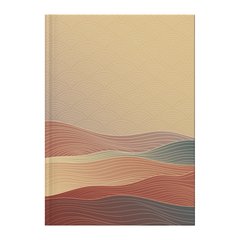 Книга записная А4 Waves, 96 листов, клетка, бронзовая