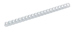 Пластикові пружини для палітурки, d 14мм, А4, 100 арк., круглі, білі, по 100 шт. в упаковці