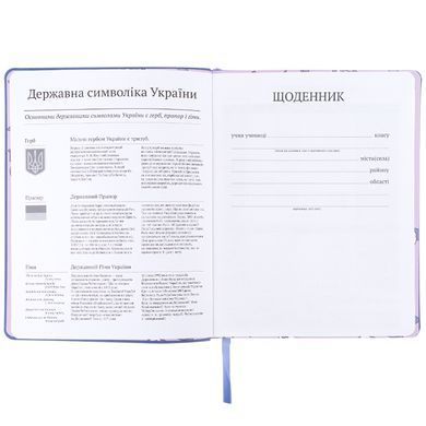 Щоденник шкільний, м'яка обкл. PU, HK