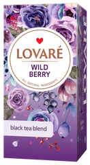 Чай чорний48г (2г*24), пакет, "Wild berry", LOVARE