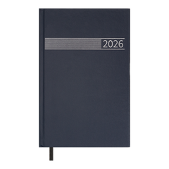 Щоденник датов. 2026 TIME, A5, синій, бумвініл