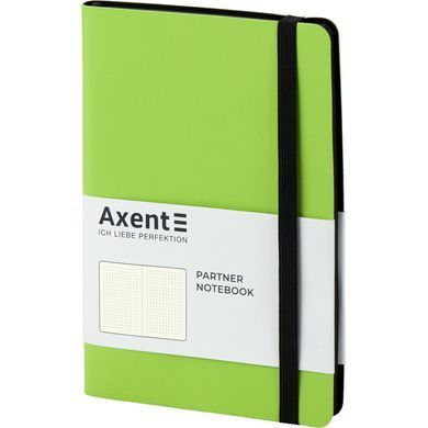 Книга записна Partner Soft, 125*195, 96арк, крап, салатова