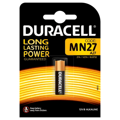 DURAСELL міні-міні бат. алкалінова 12V MN27 1шт Китай