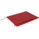 Книга записна Partner Soft L, 190*250, 96 арк, кліт, червон