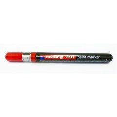 Маркер Paint e-791 1-2 мм круглий червоний