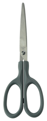 Ножицi офiснi, JOBMAX, 213 мм, сірі, Сірий
