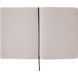 Книга записна Partner Soft L, 190*250, 96 арк, кліт, чорна