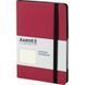 Книга записна Partner Soft, 125*195, 96арк, крап, червона