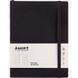 Книга записна Partner Soft L, 190*250, 96 арк, кліт, чорна