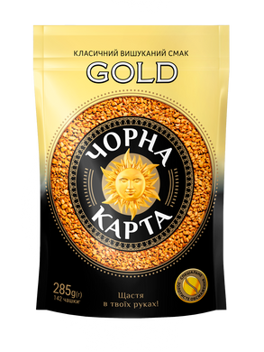 Кофе растворимый Черная Карта Gold, пакет 285г *10 (8718)