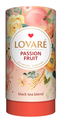 Чай чорний 80г, лист, "Пристрасний фрукт", LOVARE