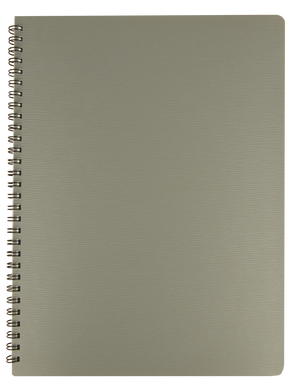 Зошит для нотаток BARK, А4, 60 аркушів,клітинка, пластикова обкладинка, сірий