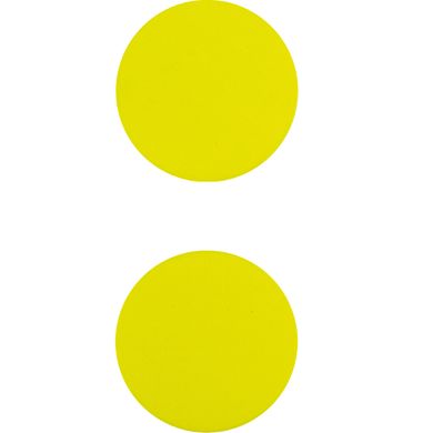Набір значків світловідбиваючих, жовті