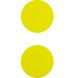 Набір значків світловідбиваючих, жовті
