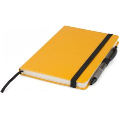 Книга записная Partner, 125*195, 96 л, точка, желтая