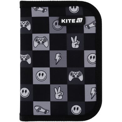 Пенал Kite 1 від., 1 відв., без наповнення 621 Game On