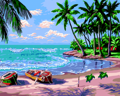 Картина за номерами "Райські острови.", 40*50, ART Line