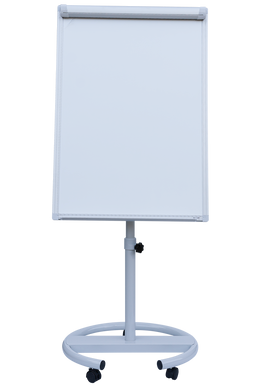 Флипчарт магнитный сухостираемый, 70 х100 cм, мобильный, вертикальный
