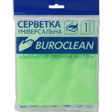 Салфетка микрофибра универсальная Buroclean 30х30