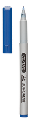 Маркер водостійкий, синій, JOBMAX, 0,6 мм, спиртова основа