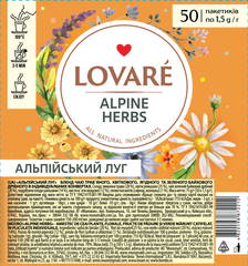 Чай трав'яний 75г (1.5г*50), пакет, "Alpine herbs", LOVARE